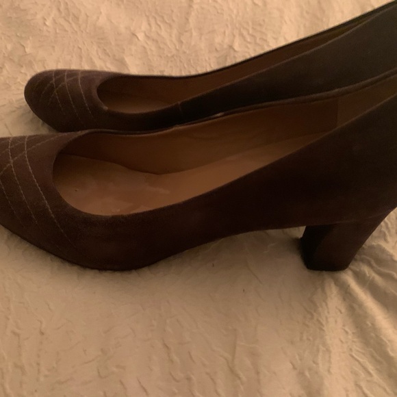 Talbots Woven Suede Heels - Picture 2 of 4